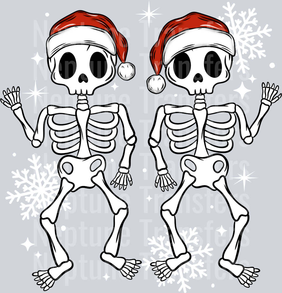 Santa Skellies White
