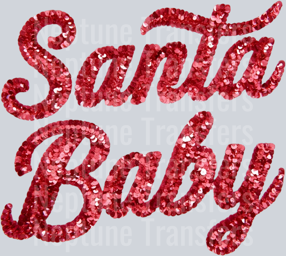 santa baby sequin