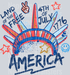 4th July Crown Graffiti