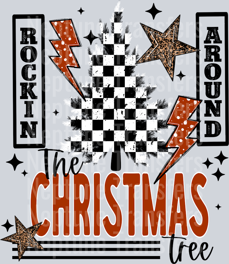 ROCKIN AROUND THE CHRISTMAS TREE BLACK