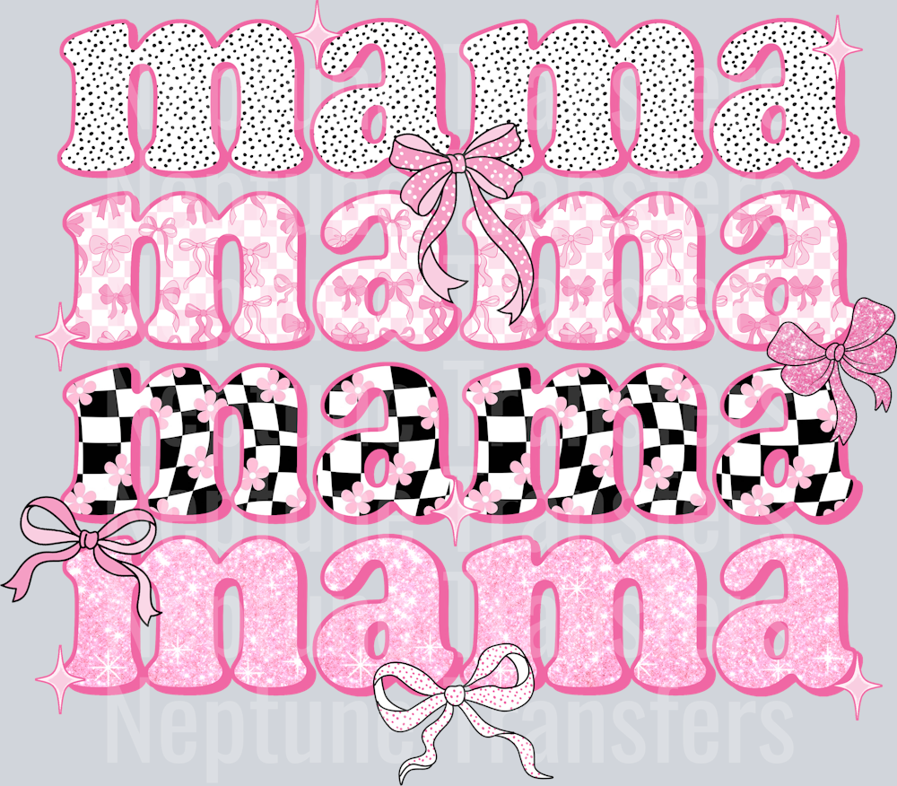 Pink Mama Checkered