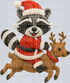 racoon reindeer