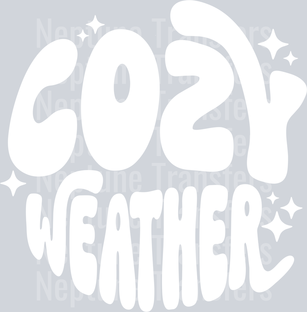 Cozy Weather Circle White