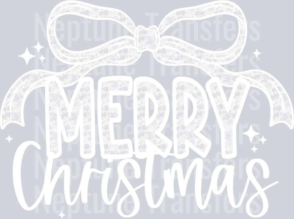 Lace Merry Christmas