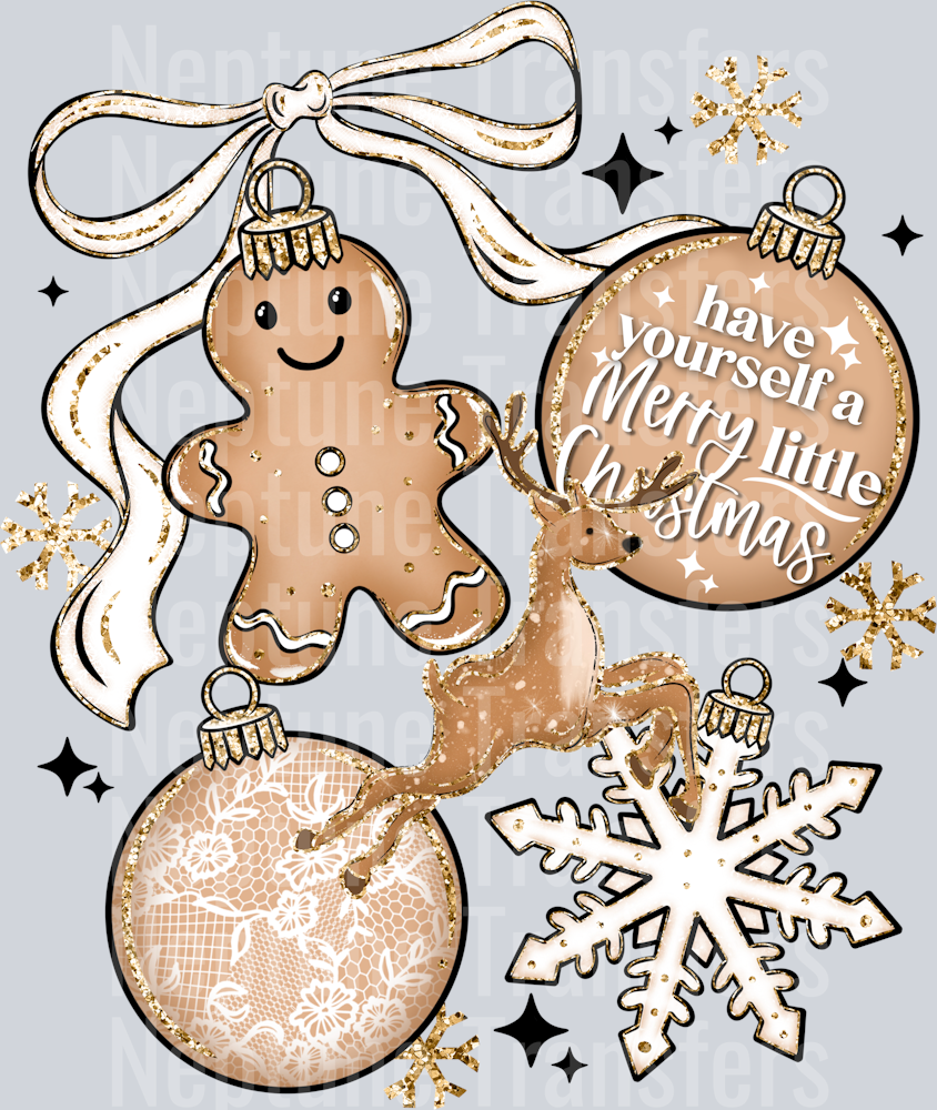 Merry Little Christmas Vertical + Sleeves