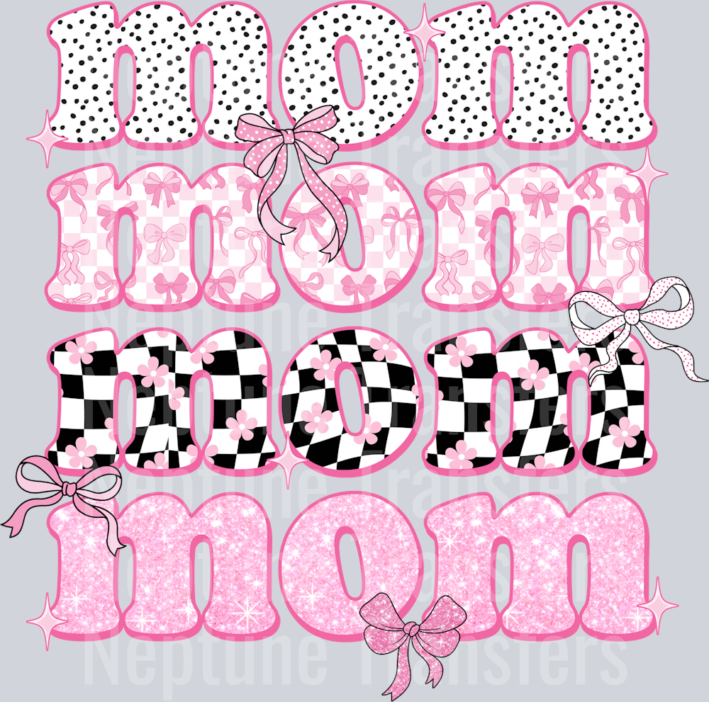 Pink Mom Checkered