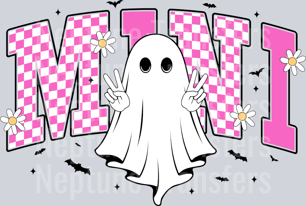 Pink Checkered Boo Mini
