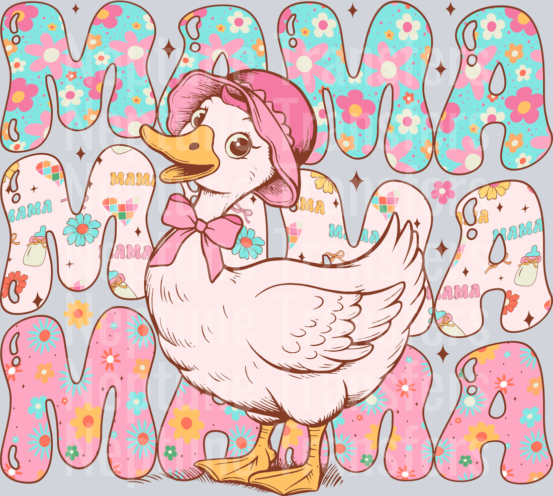 Floral Mama Goose Mothers Day