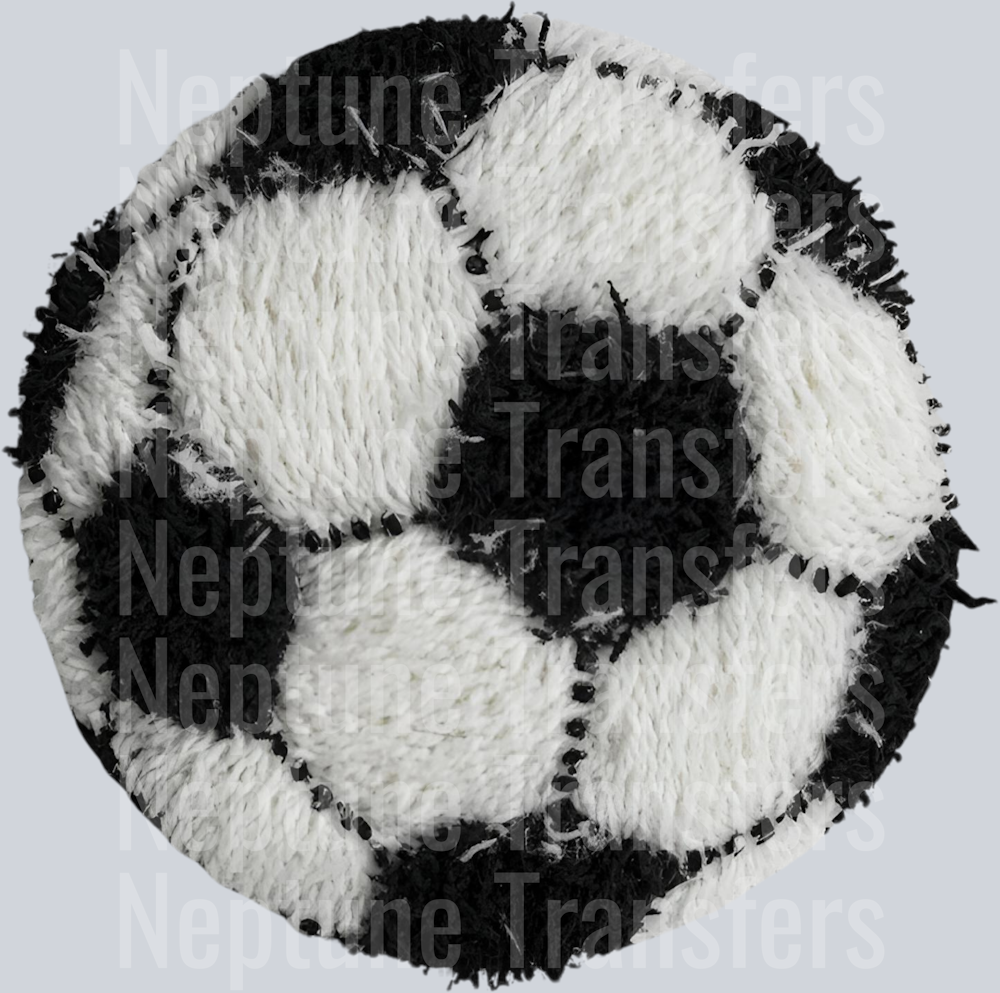 soccer faux yarn