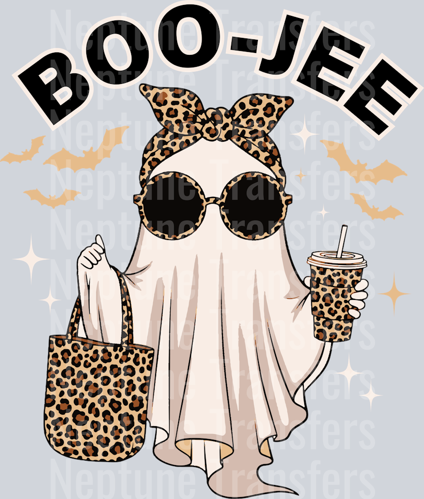 Boo Jee Leopard Print Ghost