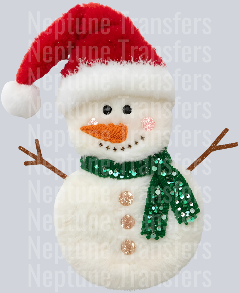 snowman faux fur