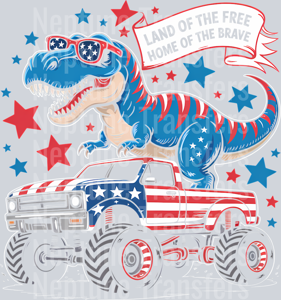 Land of the Free Dino Truck