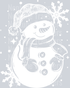 SINGLE COLOR SNOWMAN
