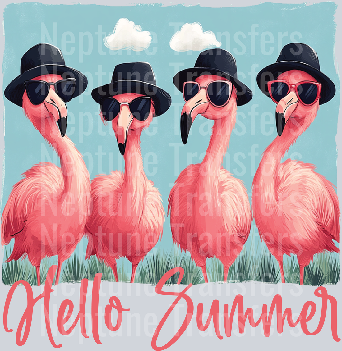 Hello Summer Flamingo