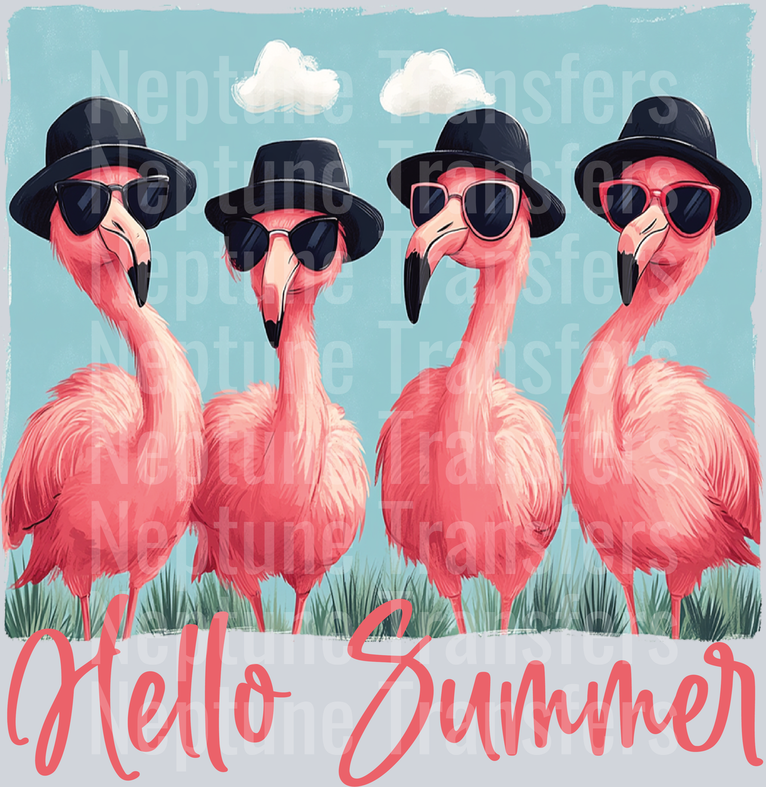Hello Summer Flamingo