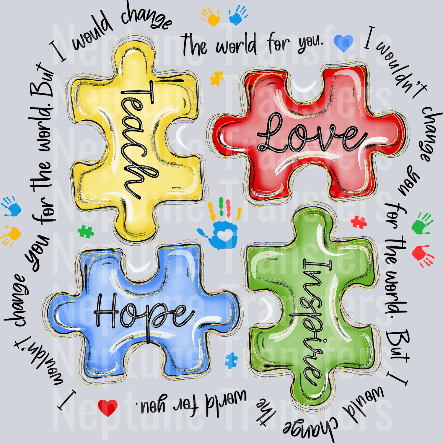 Austism Puzzles Pieces