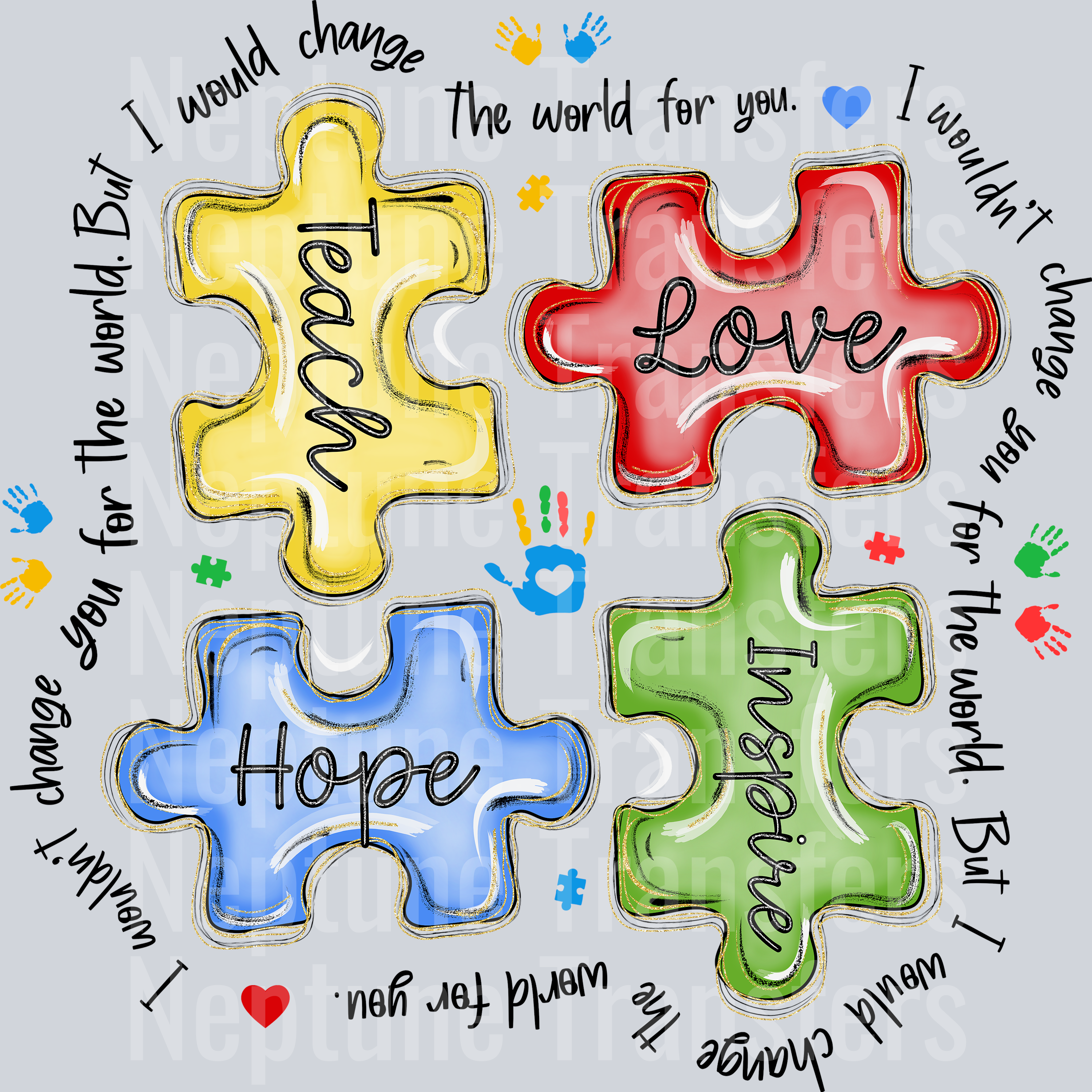 Austism Puzzles Pieces