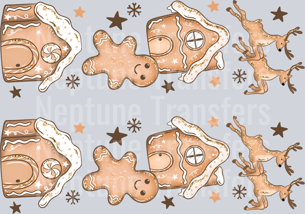 NORTH POLE GINGERBREAD SLEEVES