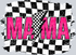 Retro Checkered Pink Mama