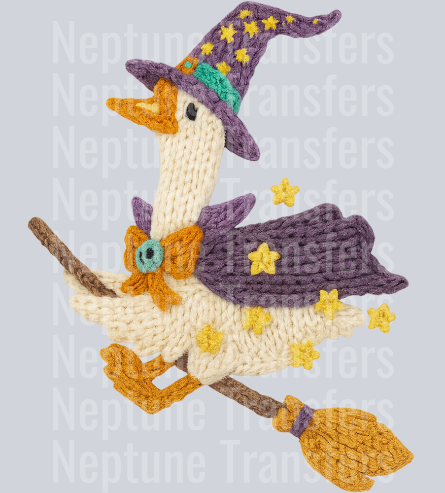 halloween goose broom