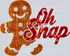 oh snap gingerbread faux yarn sequins