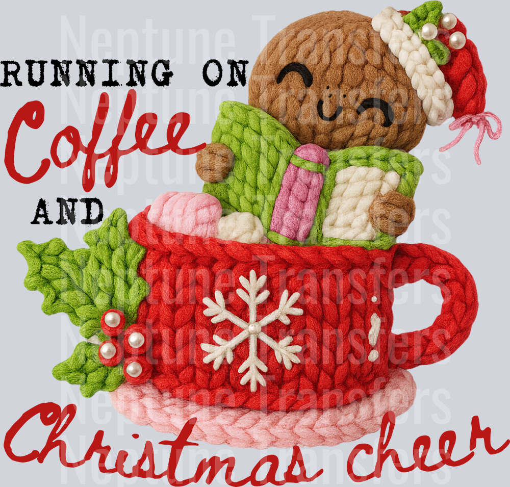 running on coffee and christmas cheer