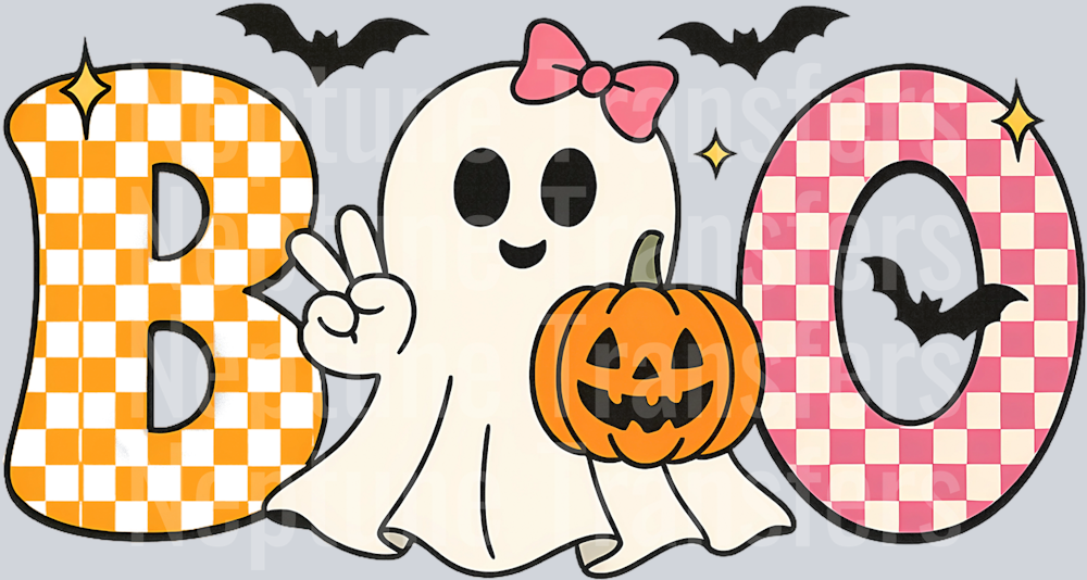 Halloween Pumpkin Girl Boo
