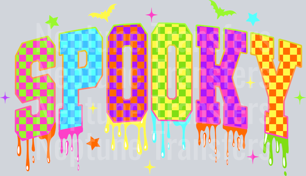 Colorful Spooky Drip