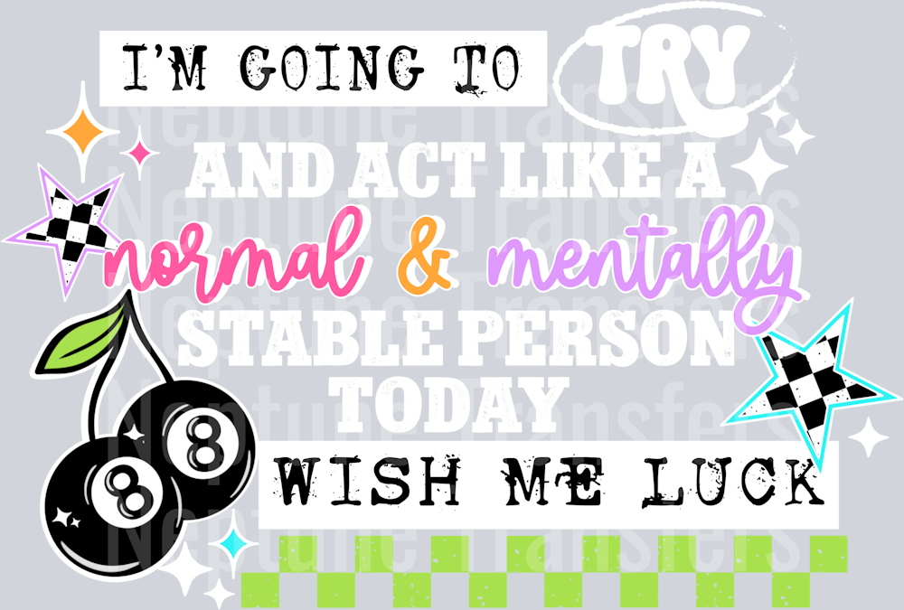 NORMAL AND MENTALLY STABLE WHITE