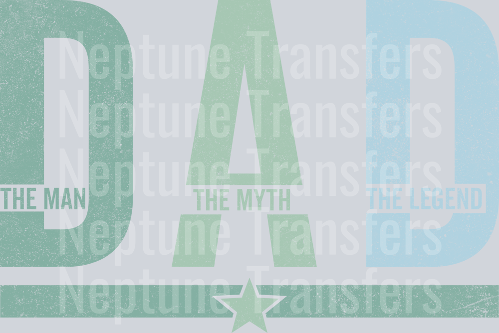 Dad The Myth Color