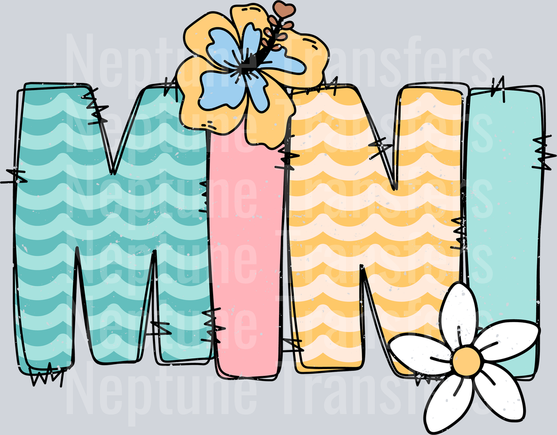 Summer Mini Doodle - Distressed