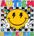 Austism Awareness Cool Checkerboard