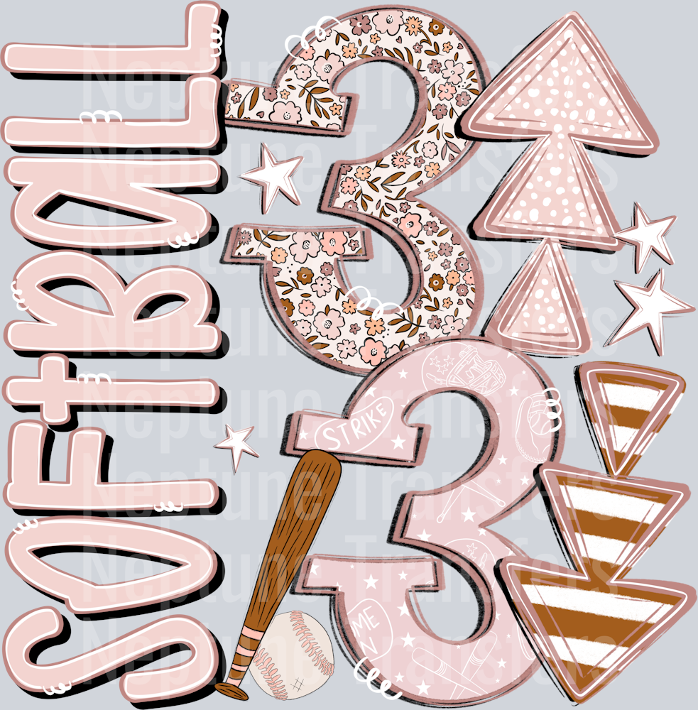 Softball 3 Up 3 Down