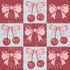 CHERRY BOW CHECKERED