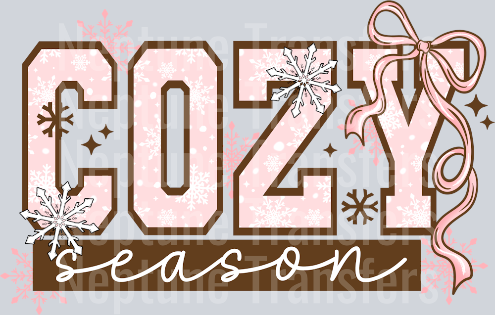 Cozy Season Pink Bow