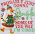 PROBABLY JUST GONNA JINGLE GOOSE