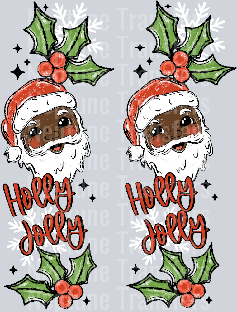 Santa Darker Skin Tone Sleeves