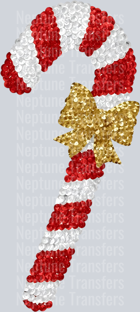 SEQUIN CANDY CANE