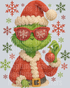 christmas character g faux yarn