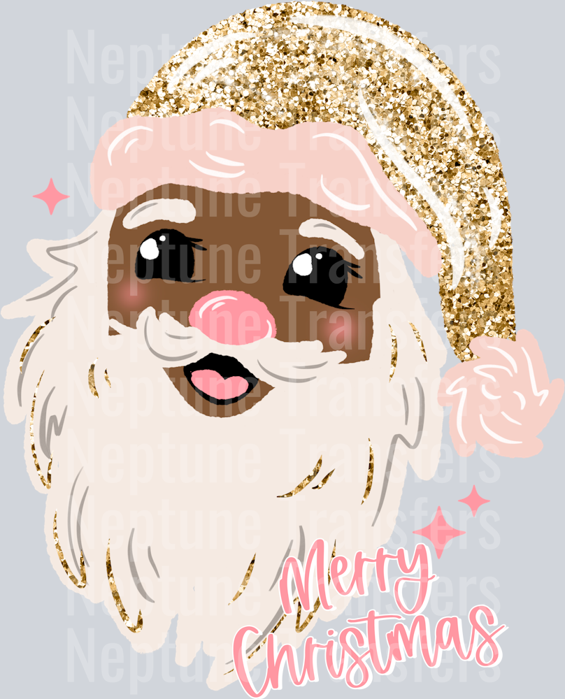 GLITTER SANTA DARK SKIN TONE