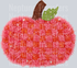 pink orange pumpkin faux yarn
