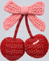 RED CHERRY WITH BOW