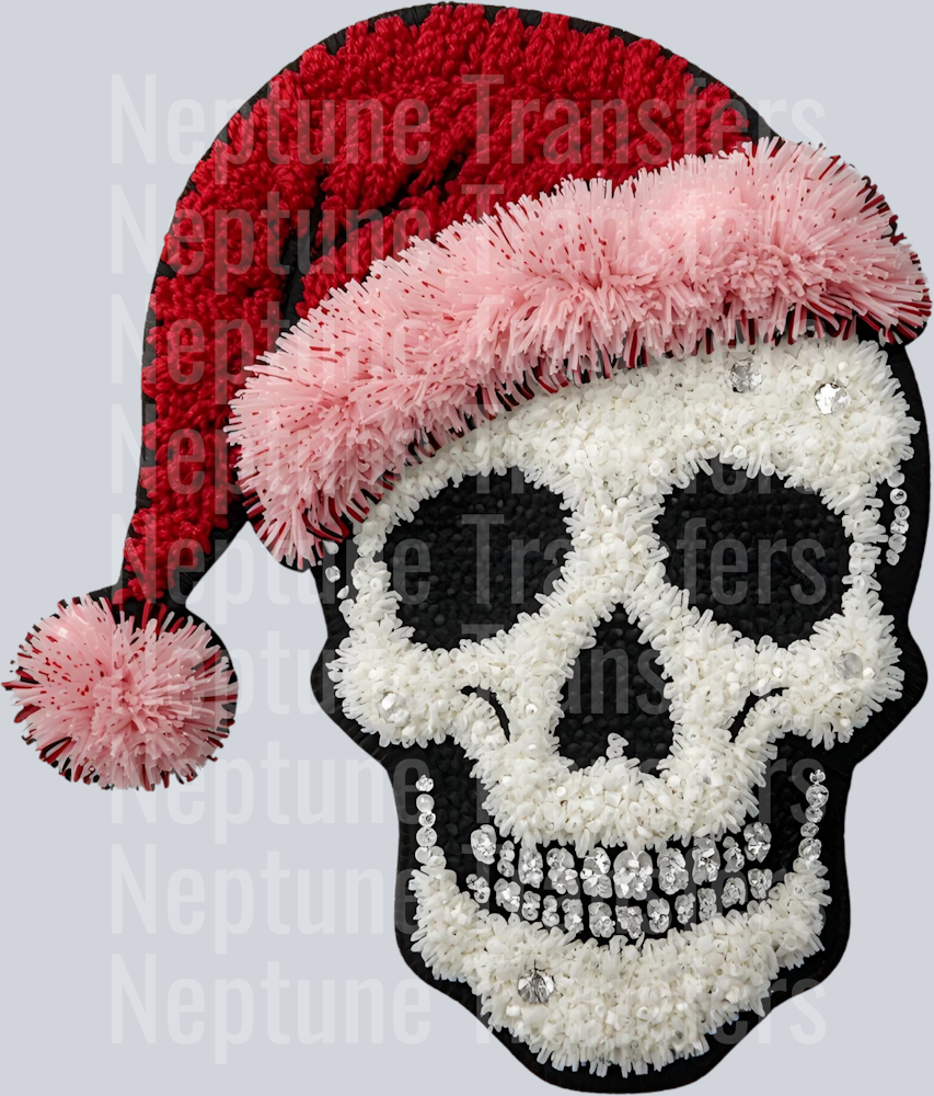 christmas skeleton faux yarn