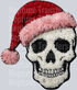 christmas skeleton faux yarn