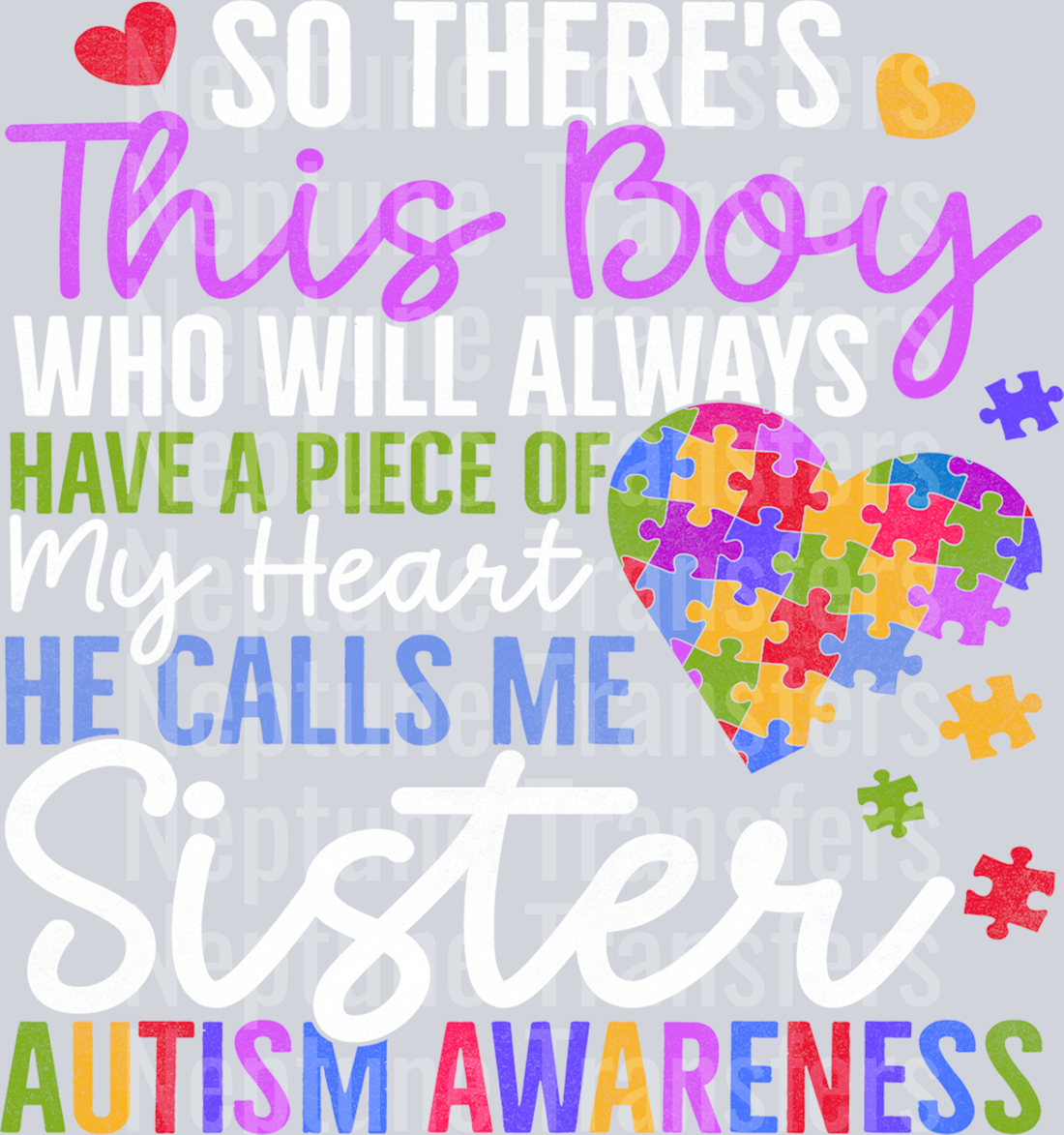 Autism He Calls Me Sister