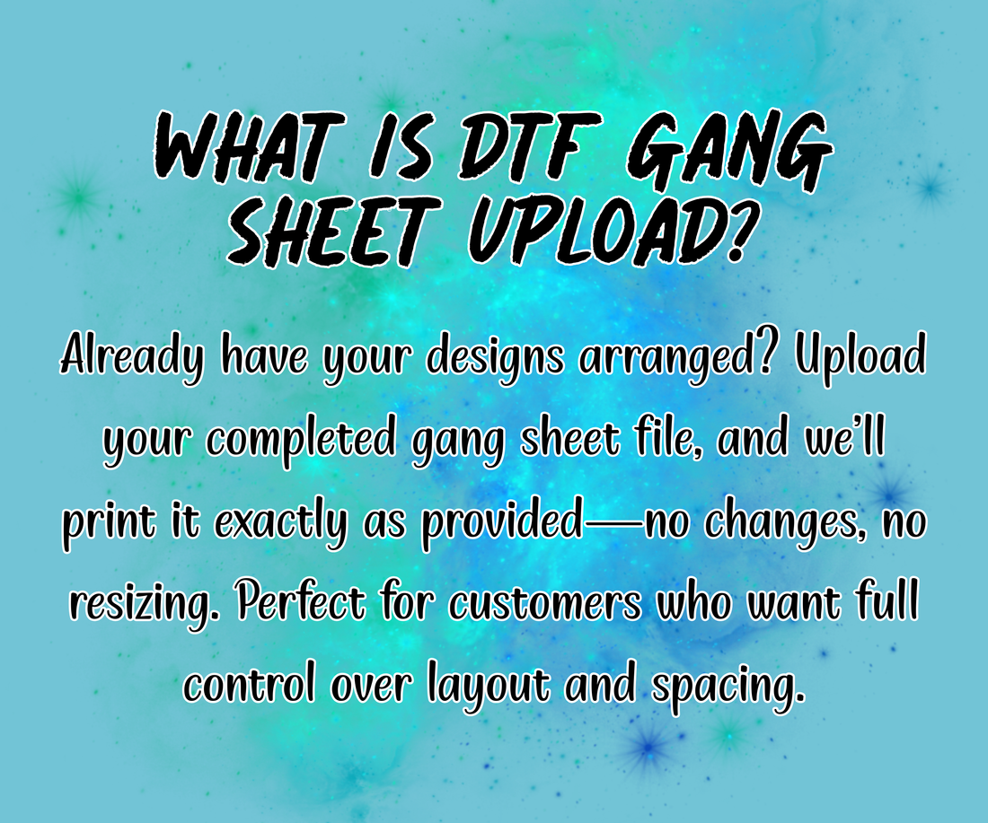 DTF Gang Sheet Upload
